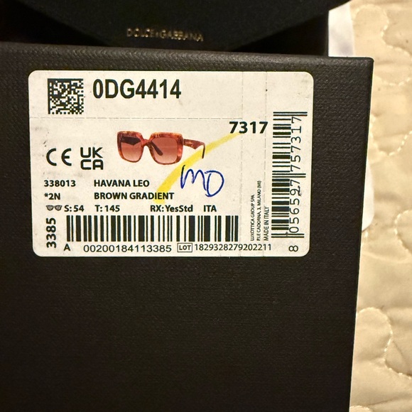 Dolce and Gabbana Havana Leo Sunglasses - Picture 4 of 4